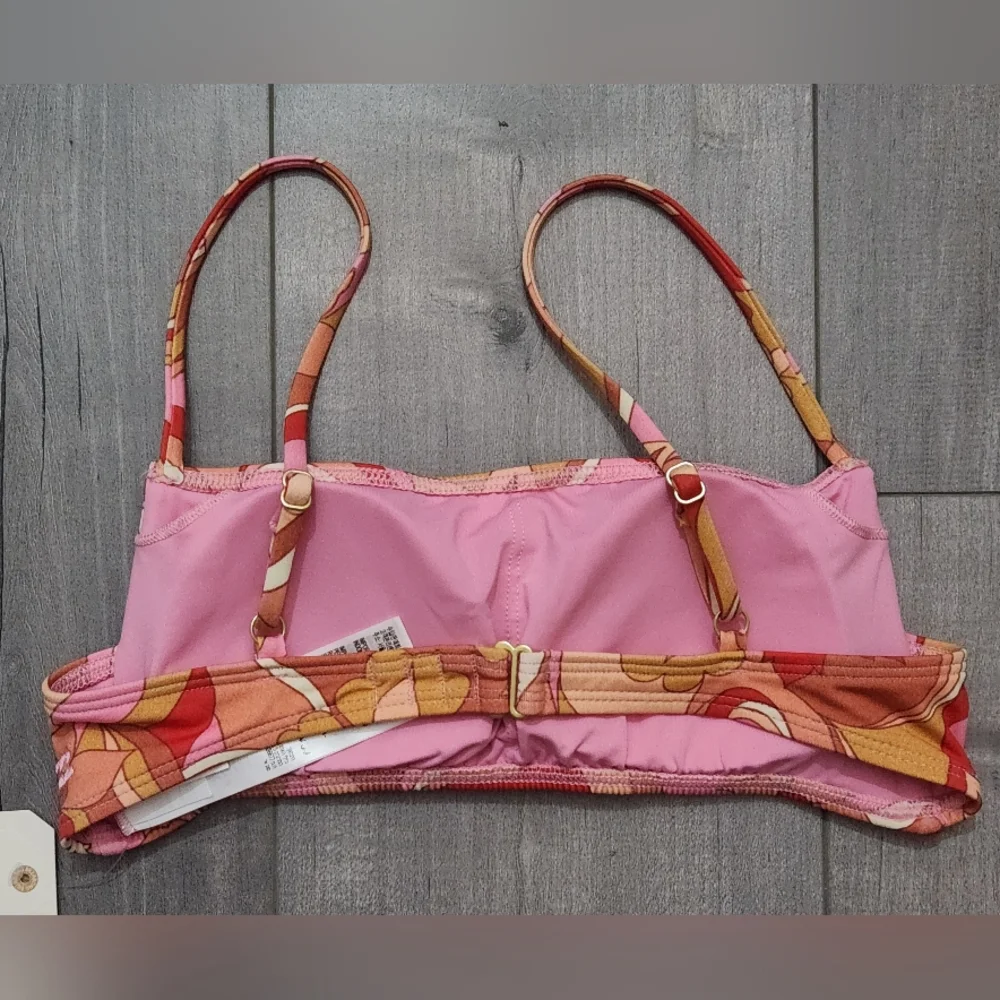 Billabong Pretty Groovy Square Bralette Bikini Top ABJX300687 Womens Sz M/10 NWT - Picture 2 of 10